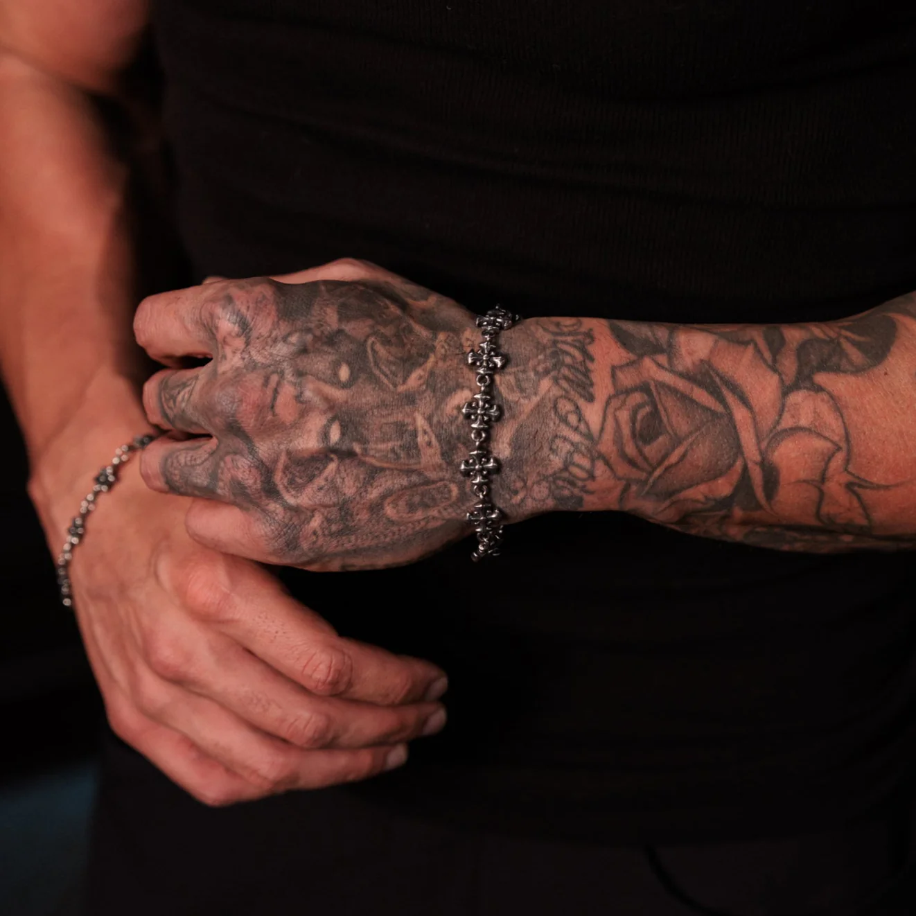 Guardian Cross Bracelet - RG706 - Image 3