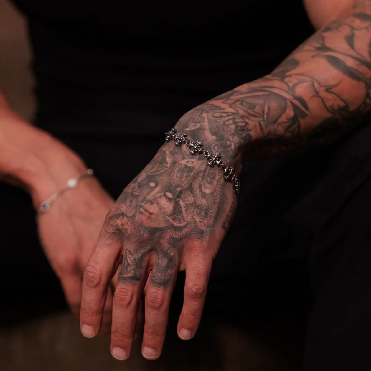 Guardian Cross Bracelet - RG706 - Image 4