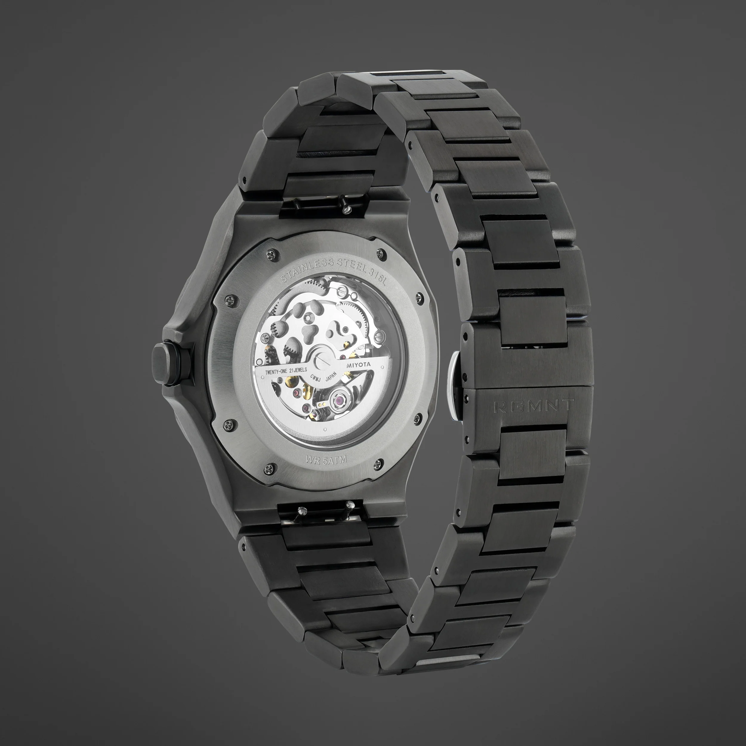 Duo-Skeleton Automatic - Gunmetal RG609 - Image 9