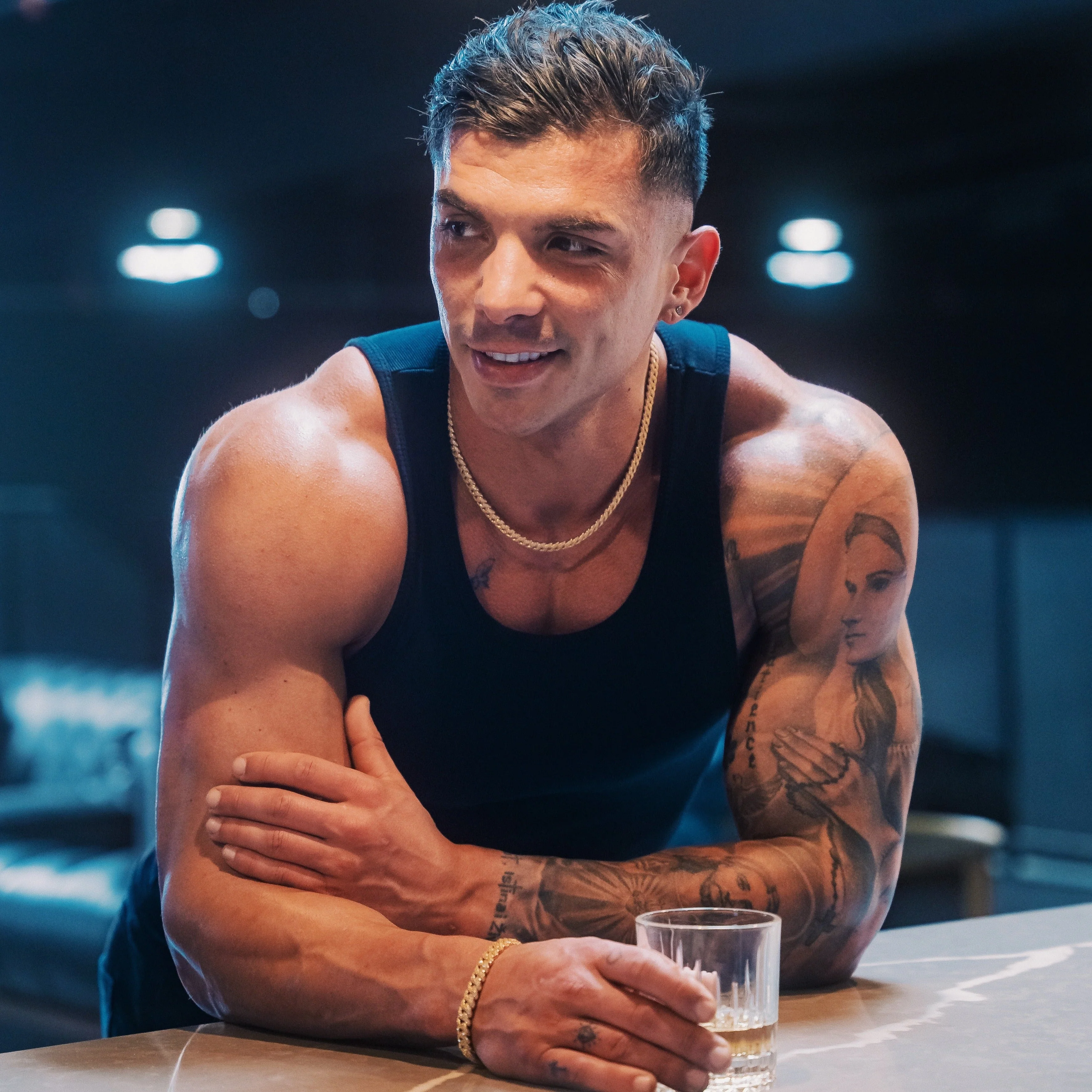 Iced Cuban Chain 8mm - Gold RG116G - Image 3