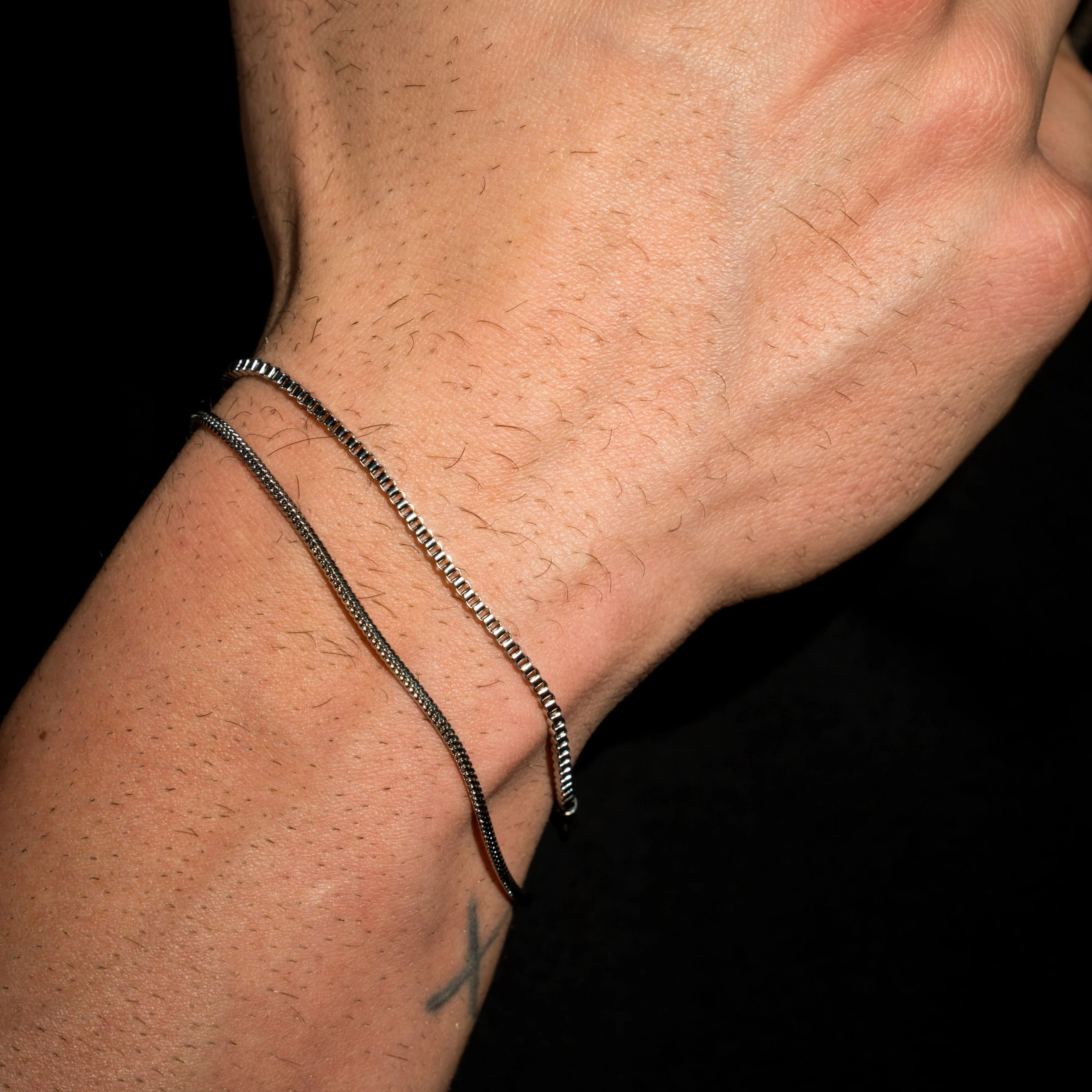 Minimal Snake Bracelet - Silver RG373 - Image 4