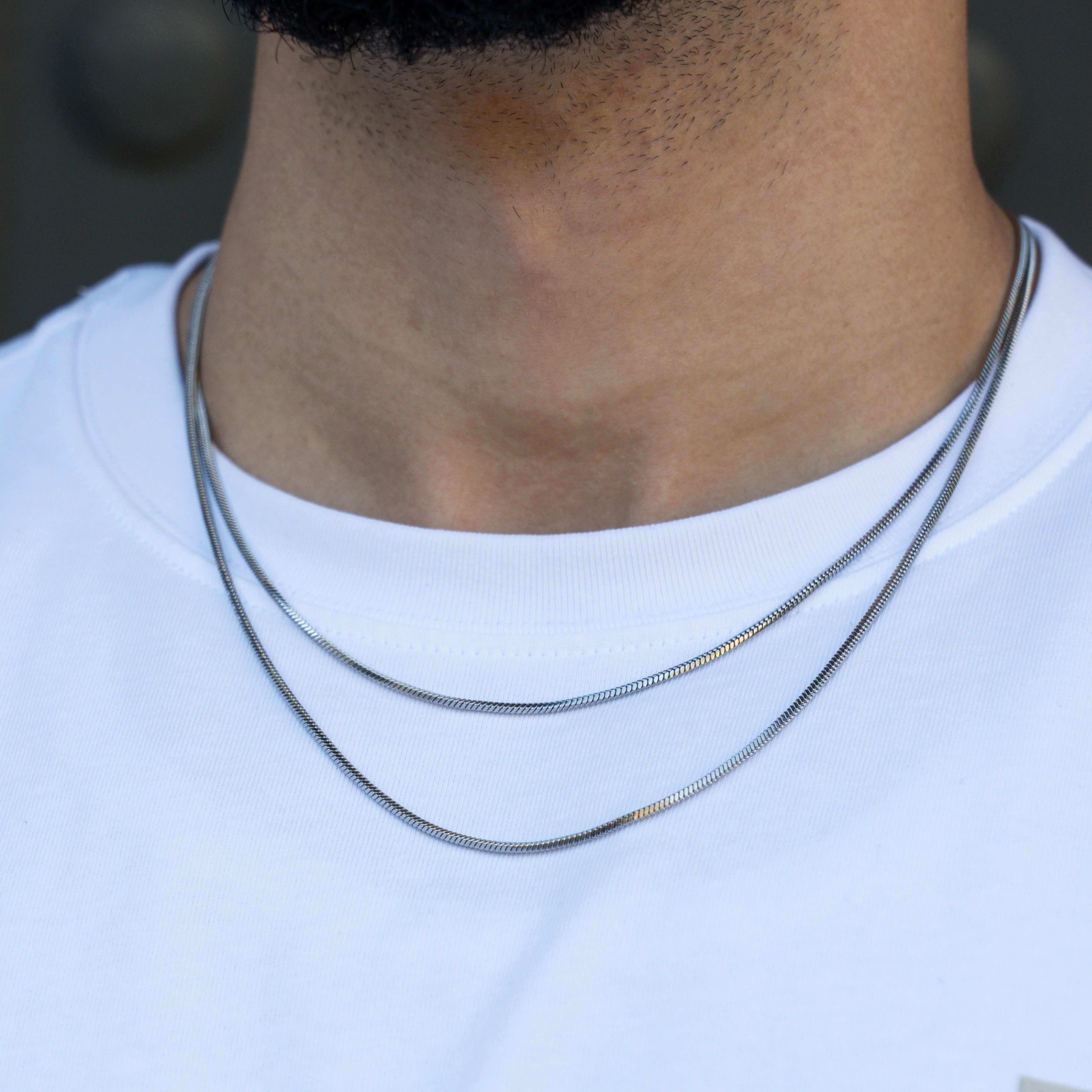 Minimal Snake Chain - Silver RG193 - Image 5