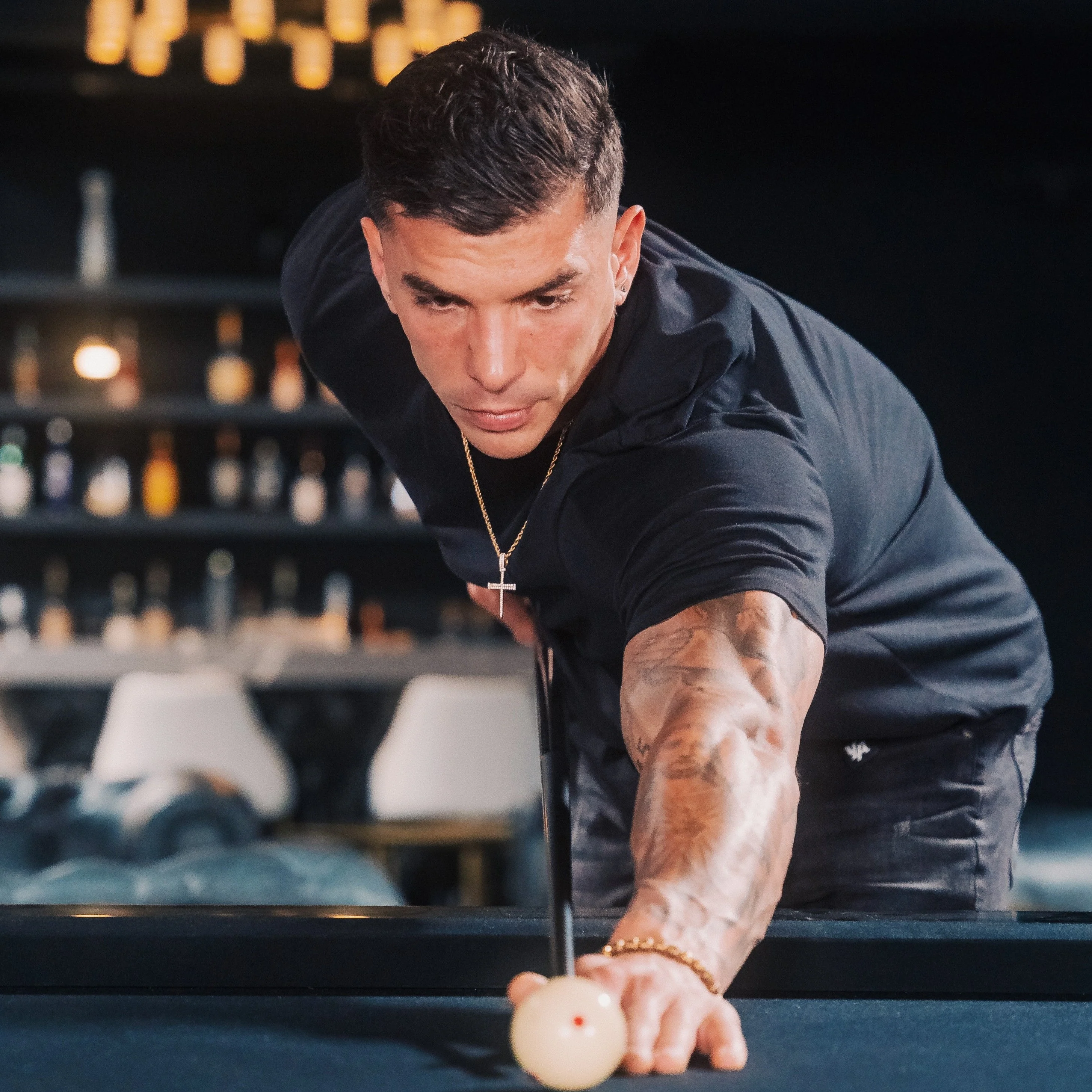 Iced Nail Cross - Gold RG114G - Image 4