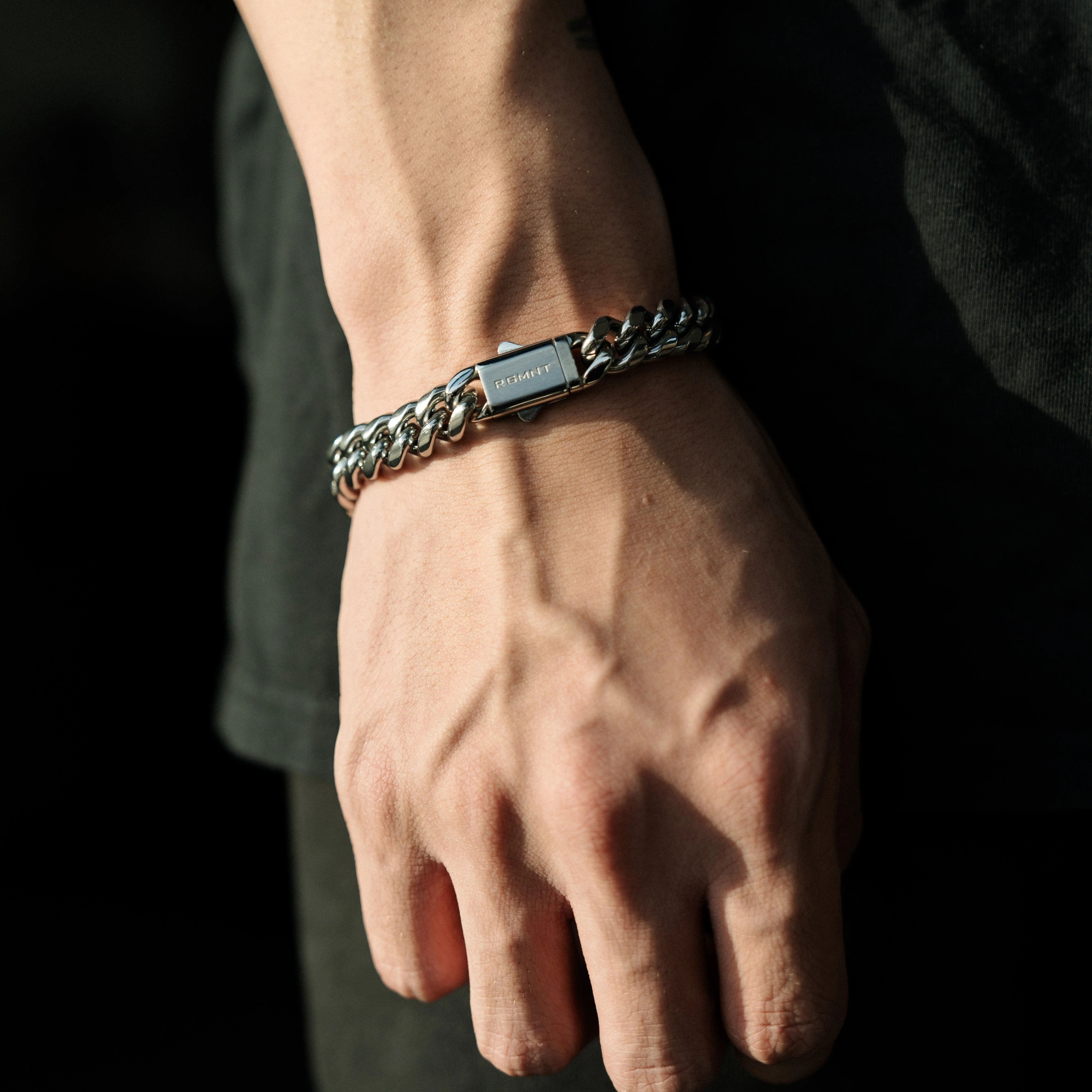 Cuban Link Bracelet 10mm - Silver RG3001 - Image 5