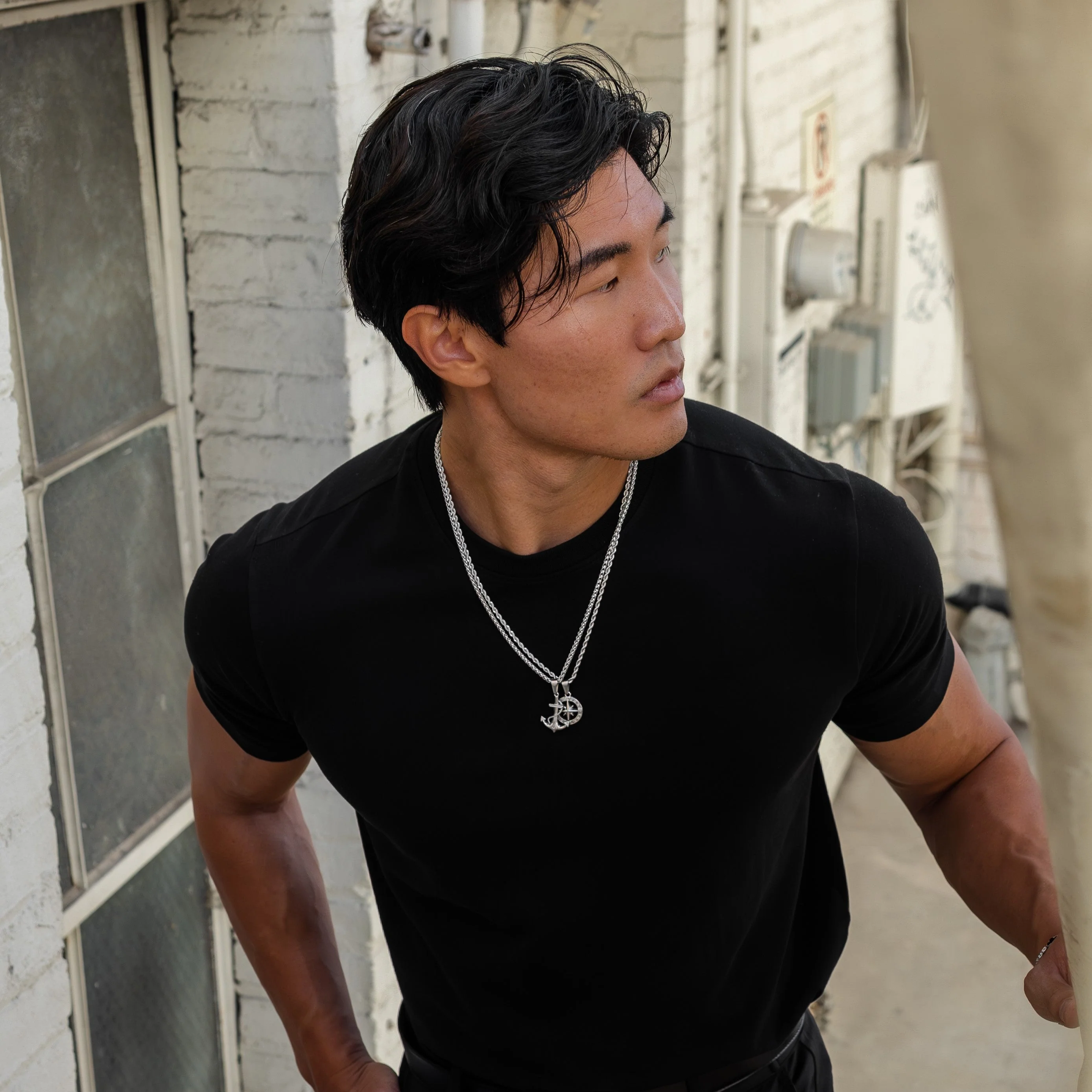 The Anchor Pendant Set - Silver RG1010S - Image 5